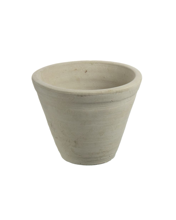 Deco wood Macetero de arcilla natural Ø15cm