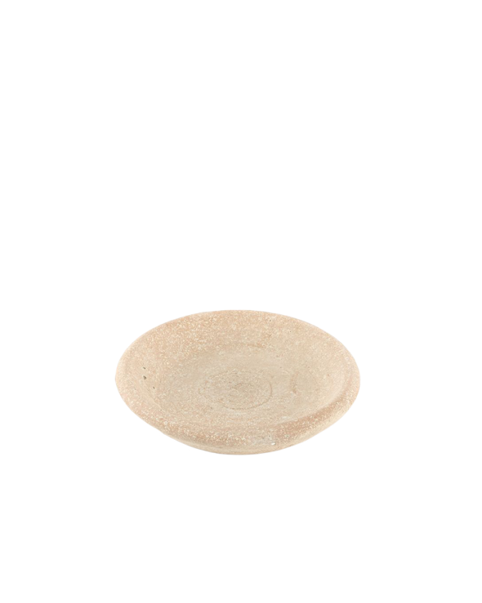 Deco wood Plato de arcilla natural de 20cm