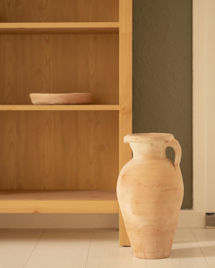 Deco Wood Plato De Arcilla Natural De 30cm