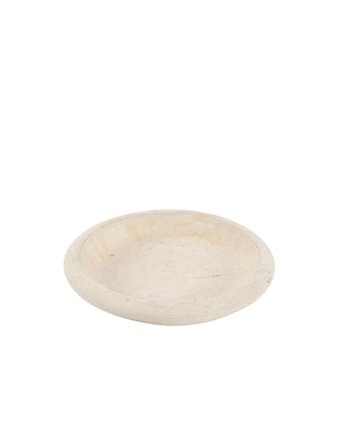 Deco wood Plato de arcilla natural de 30cm