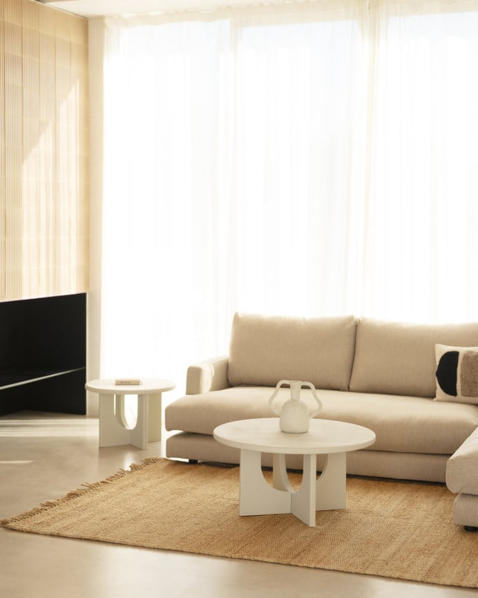 Deco Wood Mesa De Centro De Microcemento En 59 7x40cm