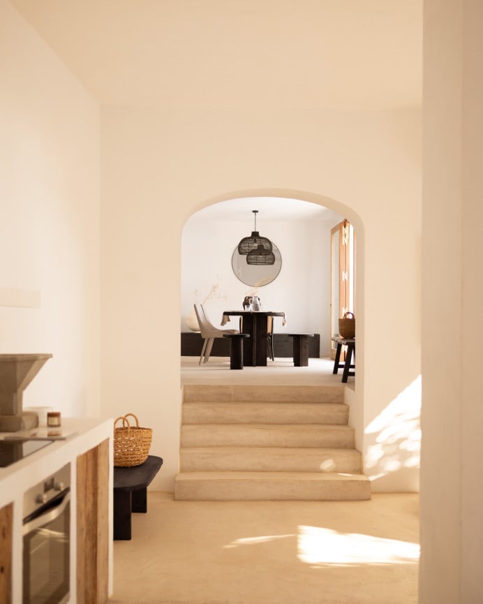 Deco Wood Mesa De Comedor De Madera Maciza Ovalada En Tono Negro De 160x78cm