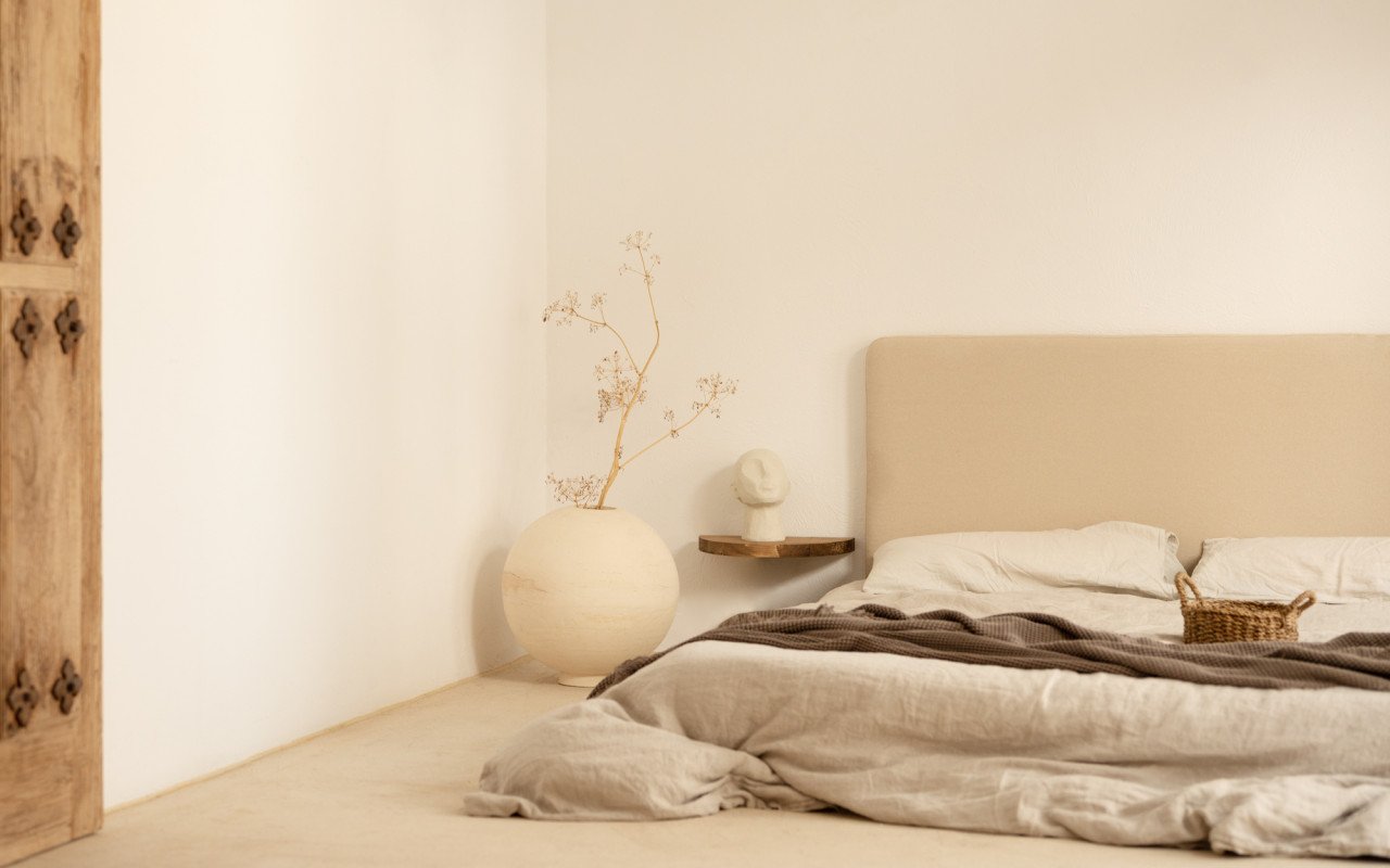 Deco Wood Mesita De Noche De Madera Maciza Flotante En Tono Roble Oscuro De 3 2x40cm