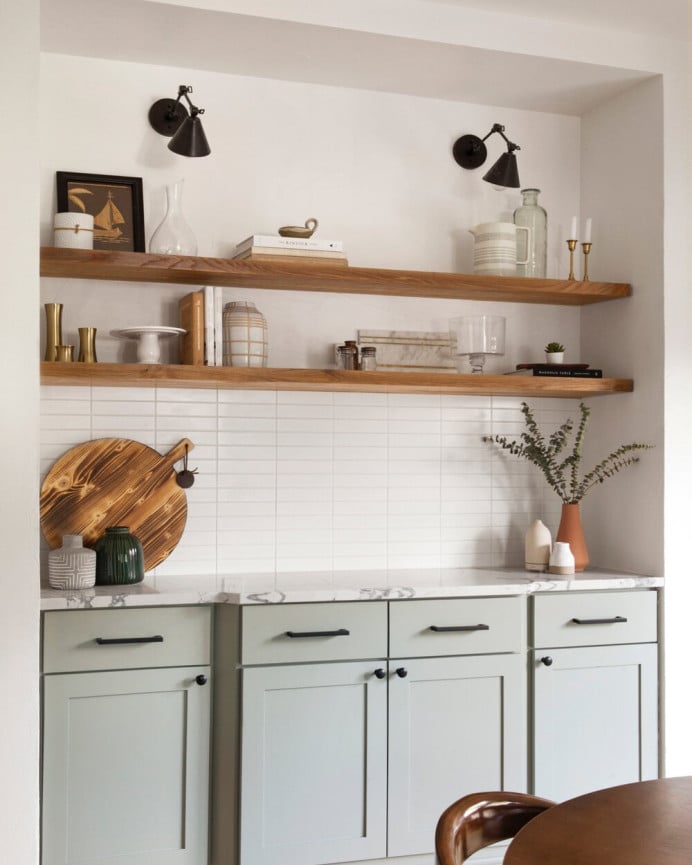 Deco Wood Pack 3 Estanterías De Madera Maciza Flotante Acabado Roble Oscuro 60cm