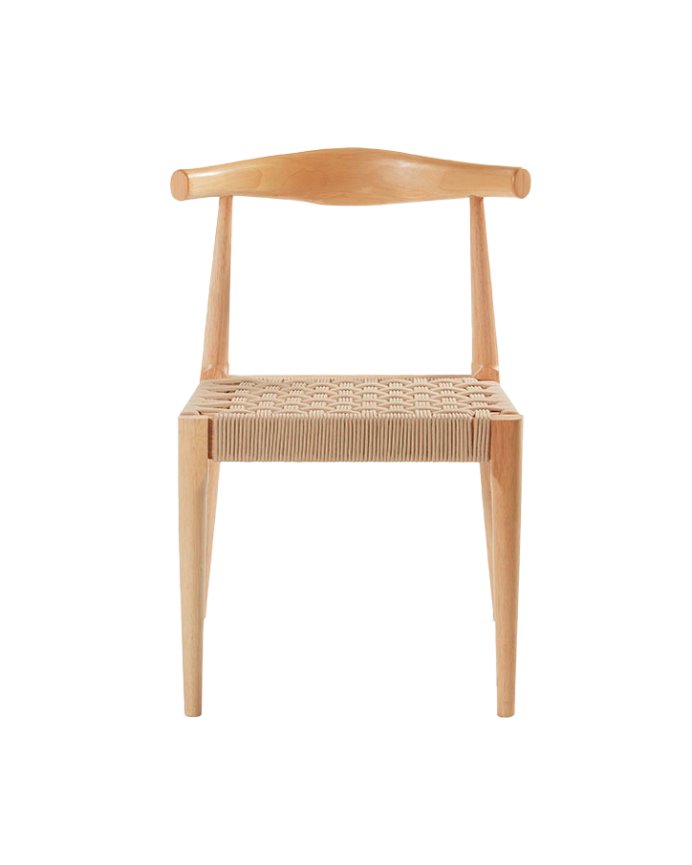 Deco Wood Pack De 6 Sillas De Madera Maciza En Tono Beige De 77cm