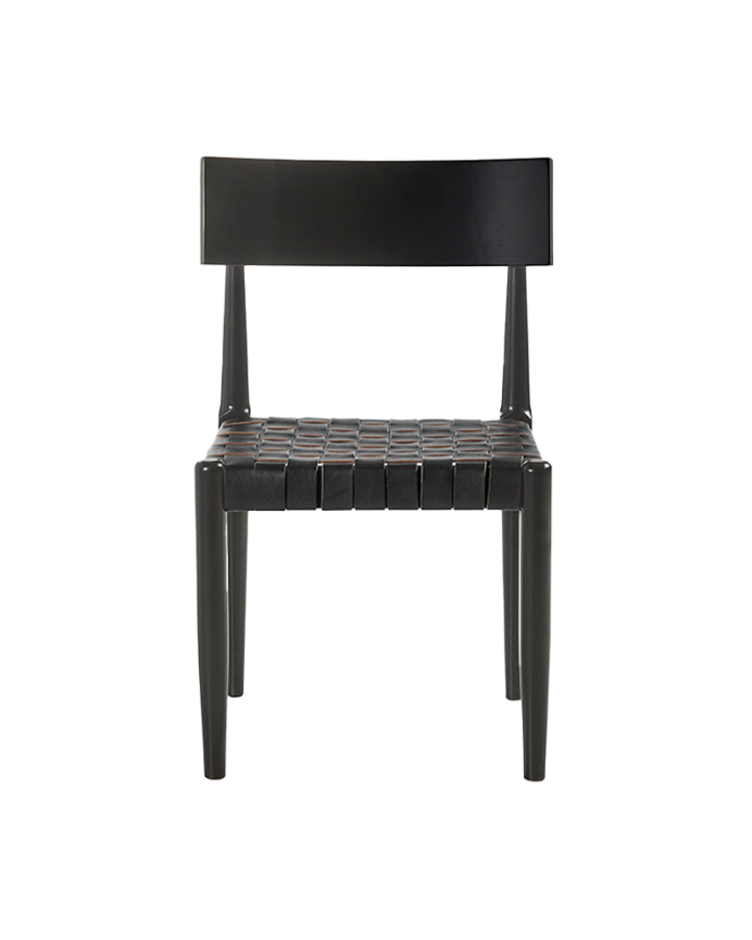 Deco Wood Pack De 6 Sillas De Madera Maciza En Tono Negro De 77 5cm