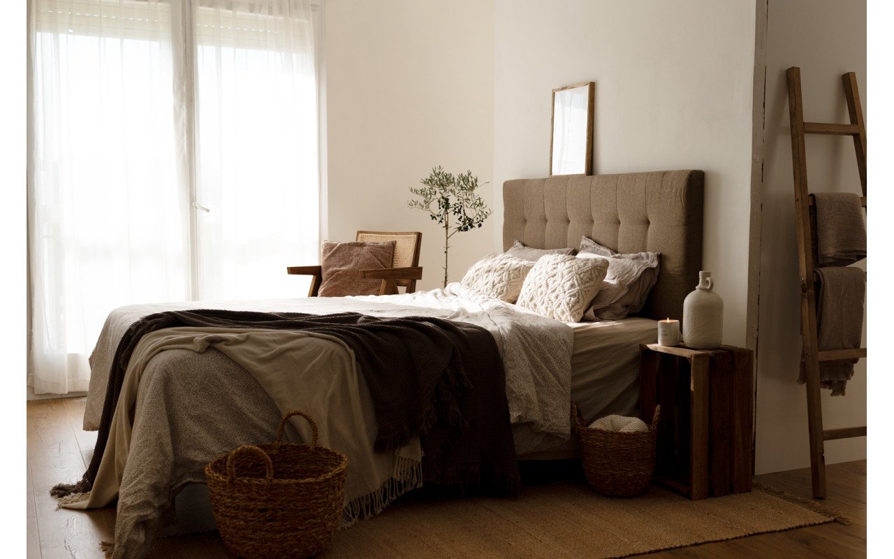 Deco Wood Sillon De Madera De Olmo Con Asiento Y Respaldo De Cannage Tono Marrón De 86x56.5cm