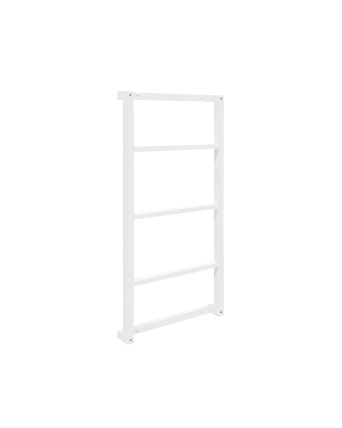 Deco wood Toallero de madera maciza tono blanco de 100x50cm