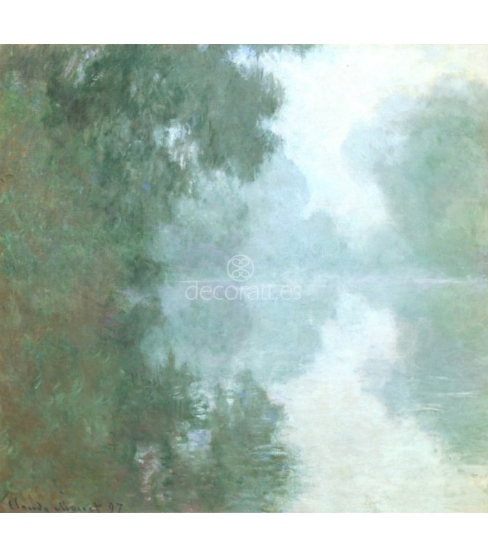 Decoratt Bras de la Seine pres de Giverny brouillard