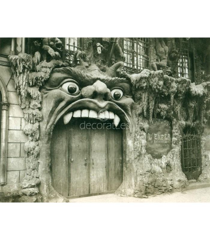 Decoratt Cabaret artistique L´Ciel Eugene Atget Paris 1911