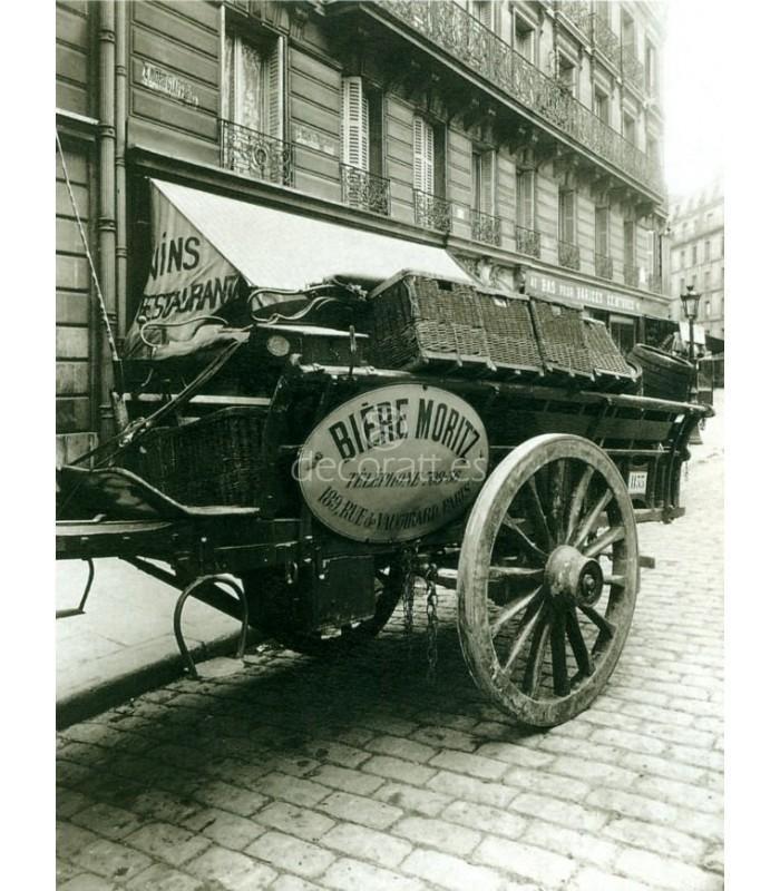 Decoratt Carro de cerveceria Eugene Atget Paris 1910
