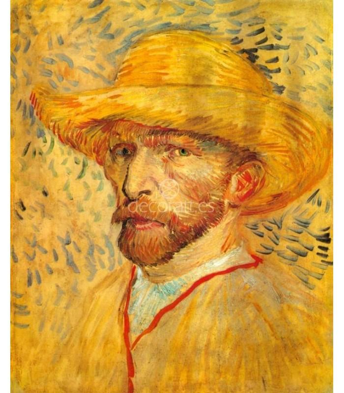 Decoratt Autorretrato con sombrero de paja