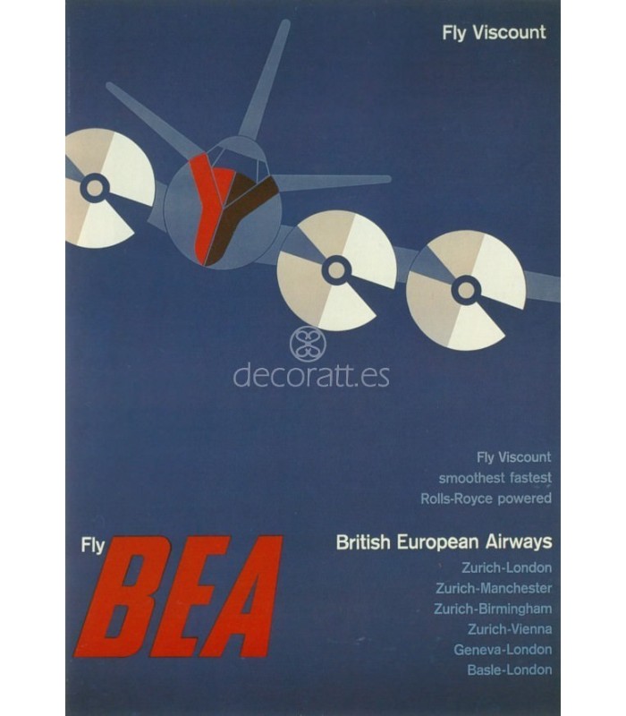 Decoratt British European Airlines 1956
