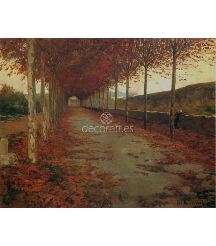 Decoratt Carretera en otoño (Cataluña)