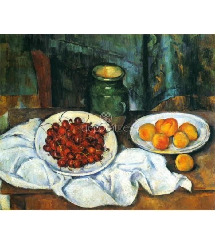 Decoratt Cerezas y melocotones