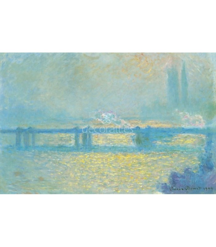 Decoratt Charing Cross Bridge temps couvert