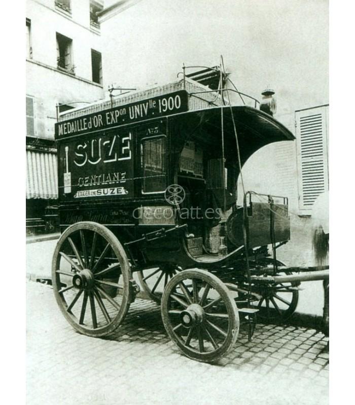 Decoratt Coche destilador Eugene Atget Paris 1910