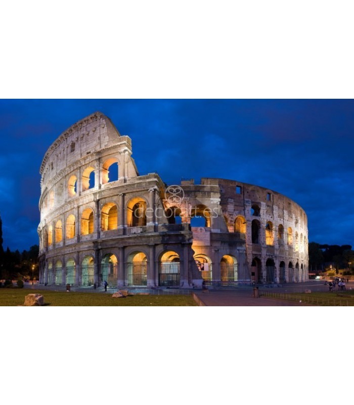 Decoratt Colosseum in Rome Italy April 2007