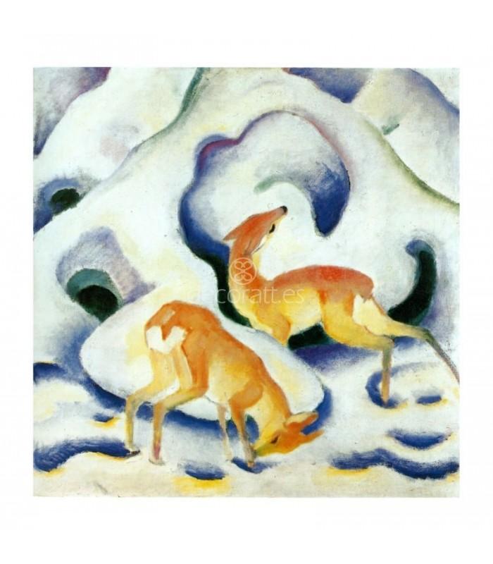 Decoratt Corzos en la nieve