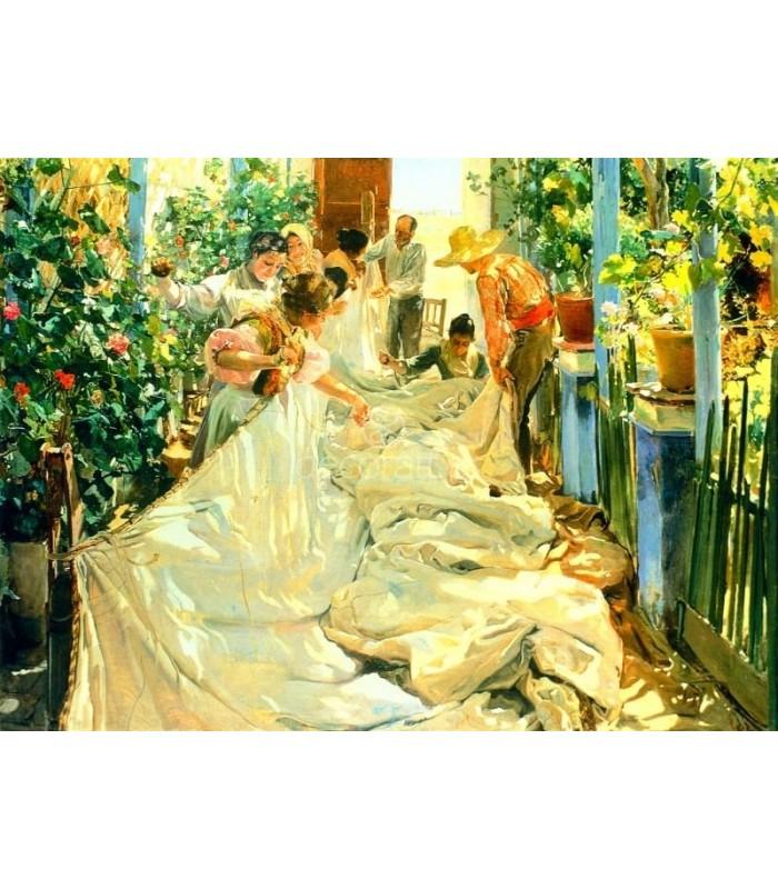 Decoratt Cosiendo la vela