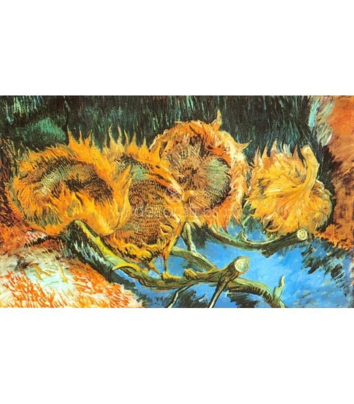 Decoratt Cuatro girasoles