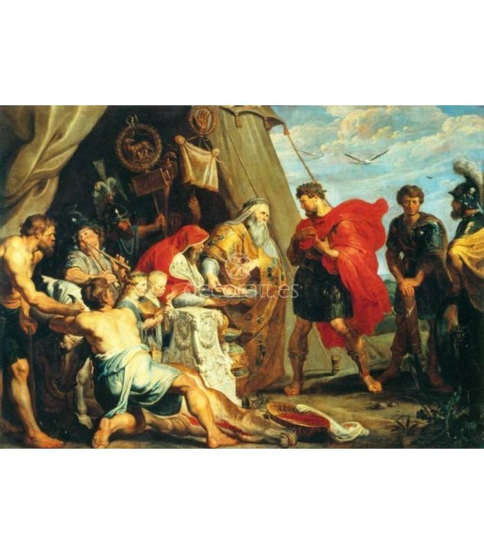 Decoratt Decio Mus consulta el oraculo