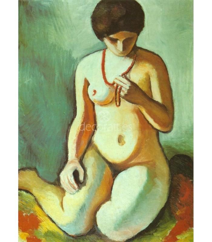 Decoratt Desnudo con collar de corales