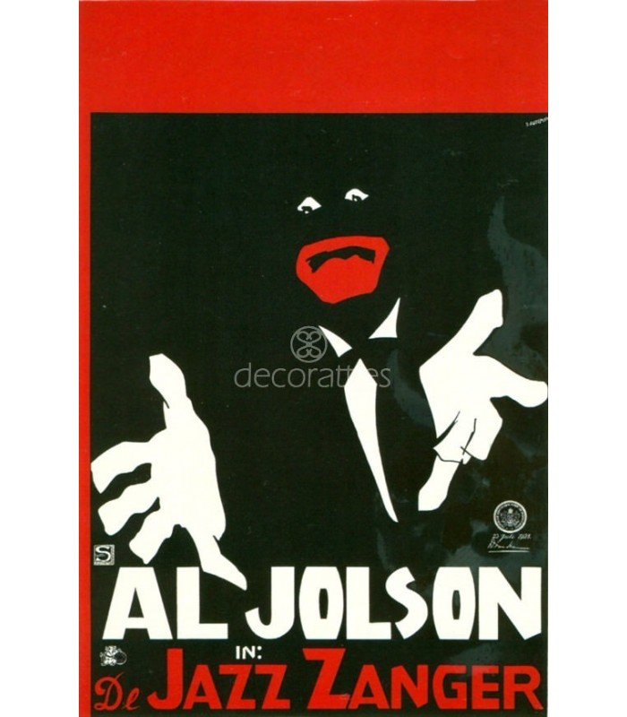 Decoratt El cantor de jazz Paises Bajos 1950