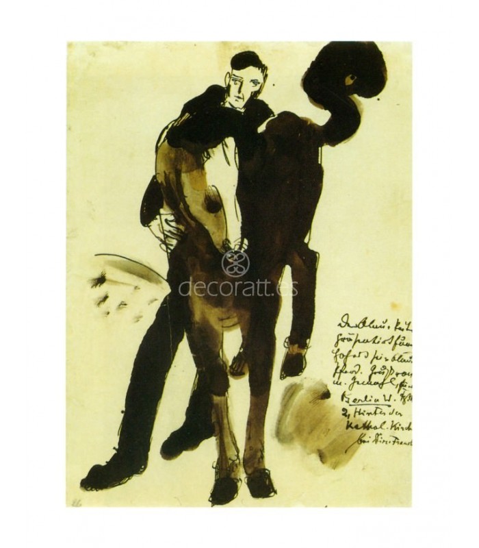 Decoratt El jinete azul y su caballo