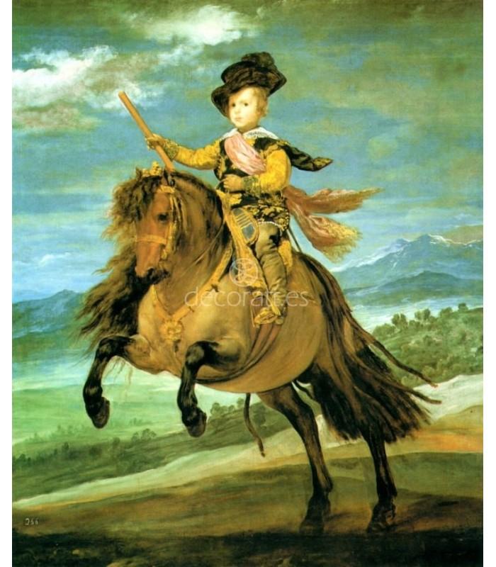 Decoratt El principe Baltasar Carlos a caballo