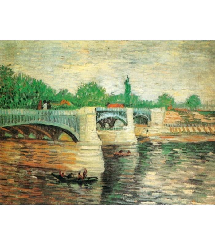 Decoratt El Sena con el Puente Grande Jatte
