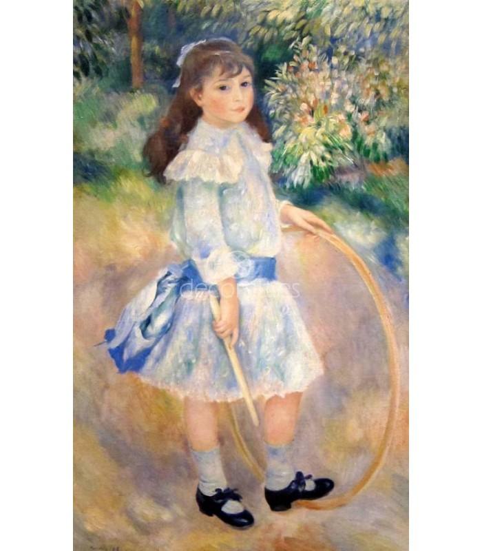 Decoratt Girl with a Hoop