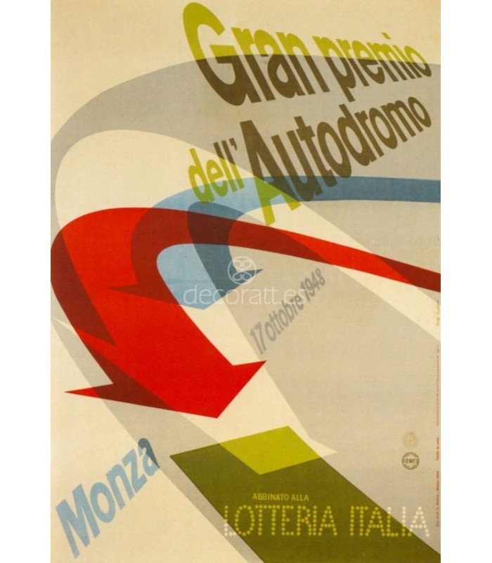 Decoratt Gran premio dell Autodromo Monza 1948