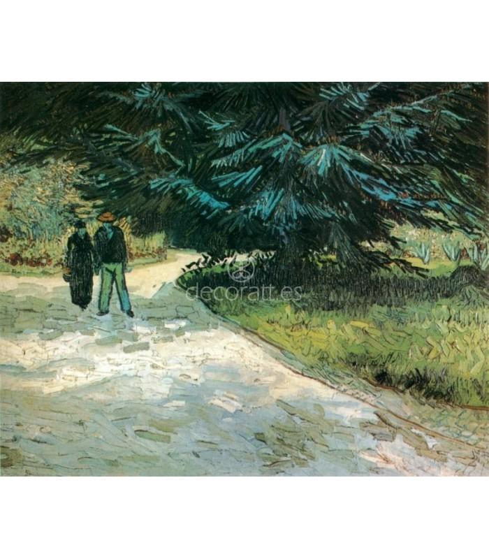 Decoratt Hombre y mujer en un parque