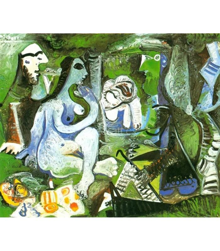 Decoratt La merienda campestre basado en Manet