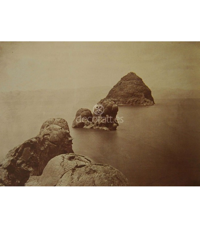 Decoratt Lago en Nevada. Timothy H. O´Sullivan. 1868