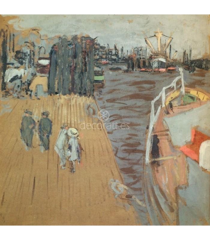 Decoratt Le Cargo a quai Hamburgo