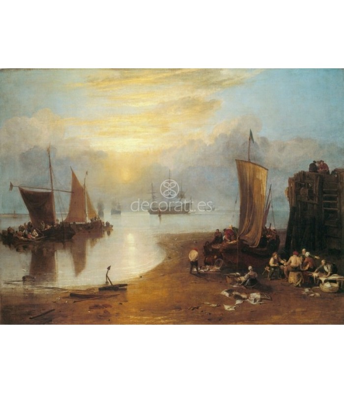 Decoratt Lever de soleil dans la brume