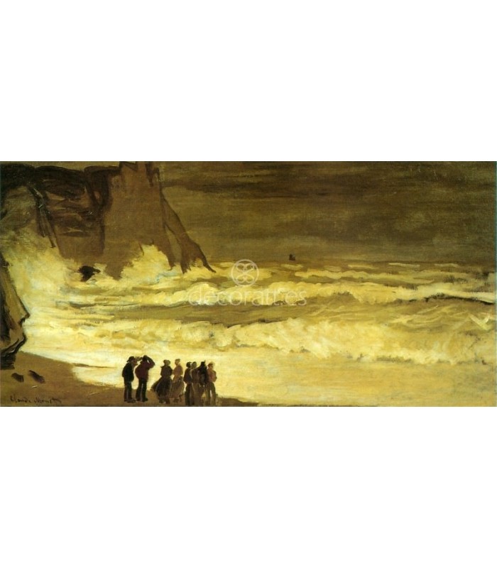 Decoratt Mar Gruesa En Etretat