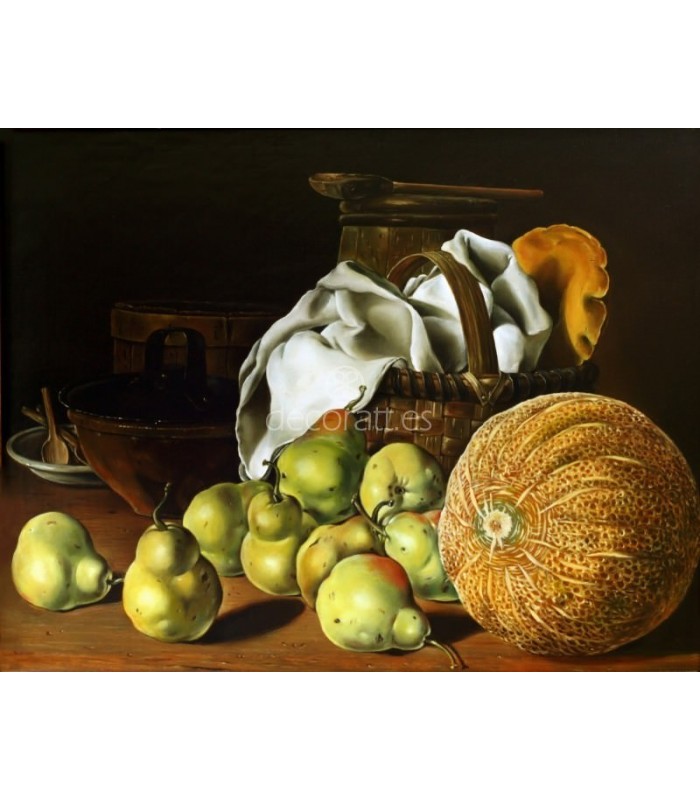 Decoratt Melon peras y cesto
