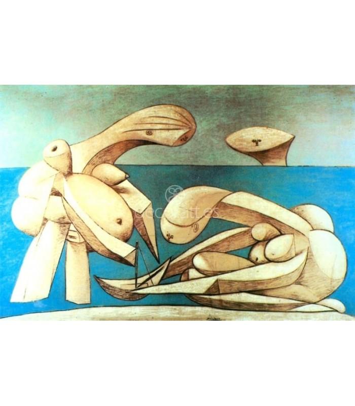 Decoratt Muchachas jugando con un barco