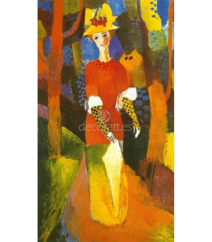 Decoratt Mujer En El Parque