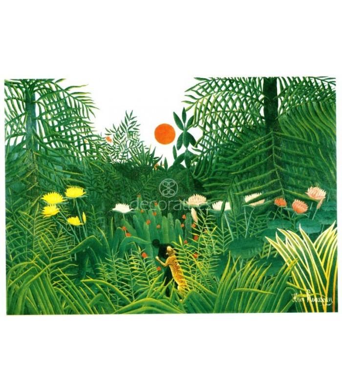 Decoratt Negro atacado por un jaguar