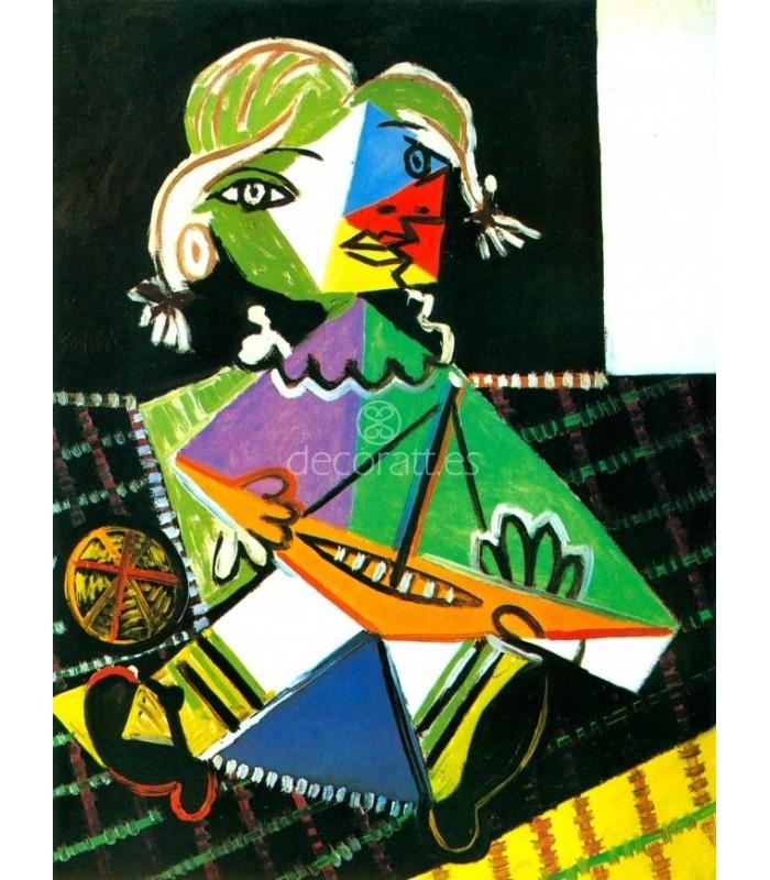 Decoratt Niña con barco (Maya Picasso)