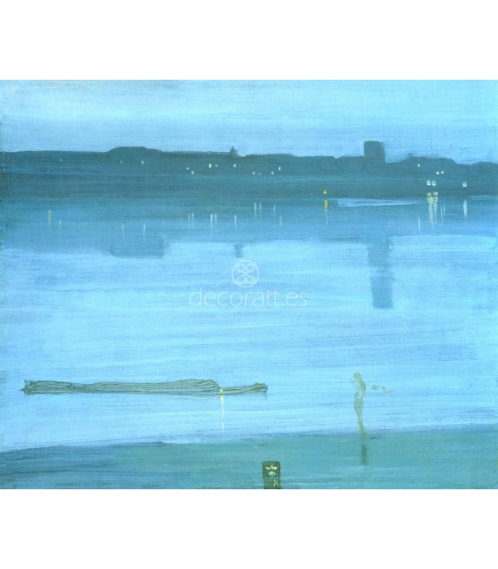 Decoratt Nocturne en bleu et argent - Chealsea