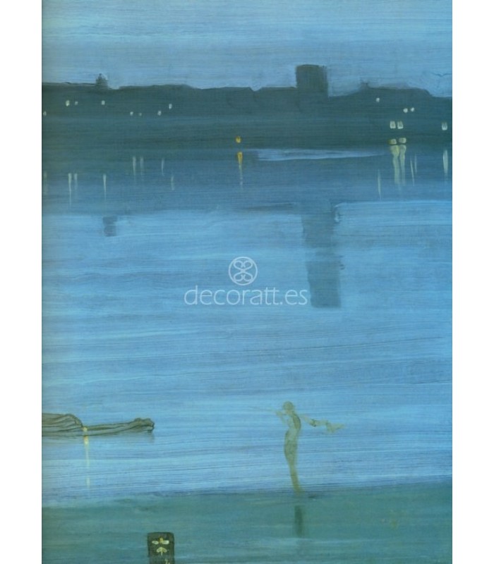 Decoratt Nocturne en bleu et argent - Chelsea