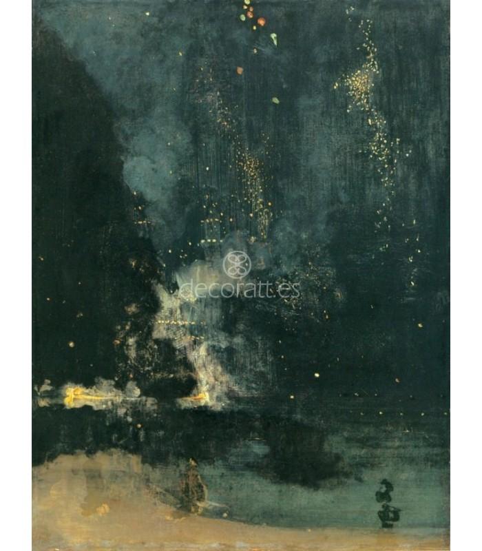 Decoratt Nocturne en noir et or