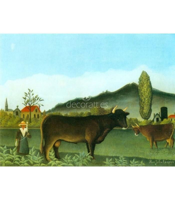 Decoratt Paisaje con vacas