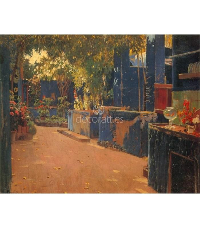 Decoratt Patio azul. Arenys de Munt