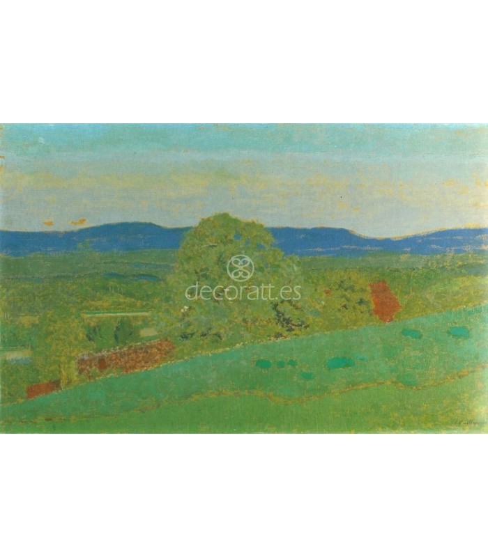 Decoratt Paysage au/ collines bleues